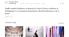 Desktop Screenshot of amisdesmusees.lu
