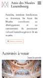 Mobile Screenshot of amisdesmusees.lu